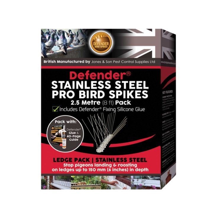 Defender Wide Stainless Steel Bird Spike Get Rid Of Birds